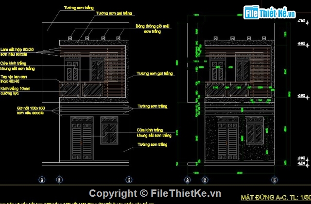 Bản vẽ nhà phố,Bản vẽ,kết cấu nhà phố,Thiết kế nhà phố,Thiết kế kiến trúc,nhà phố 2 tâng